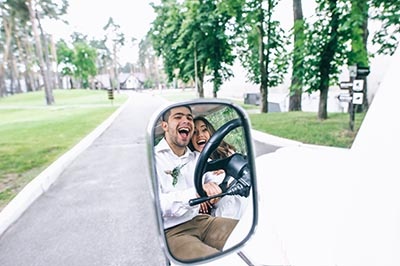 Golf Cart Wedding Photo Ideas